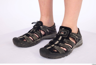 Dash black sandal with multiple straps casual foot shoes 0002.jpg